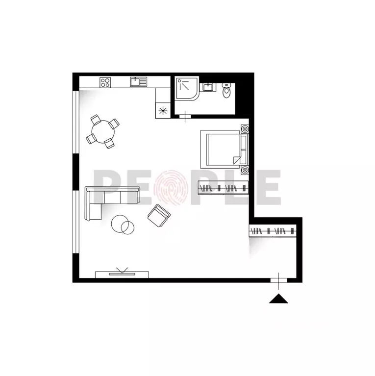 1-к кв. Москва Комсомольский просп., 42С2 (75.0 м) - Фото 2