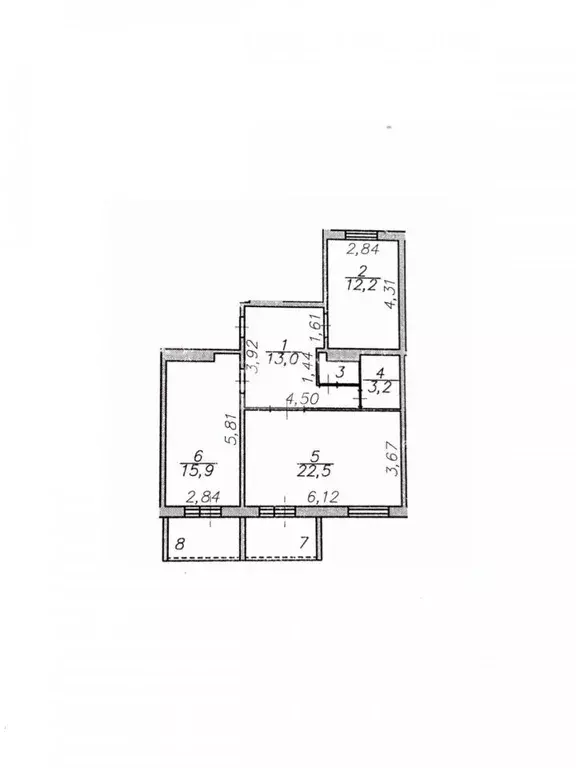 2-к кв. Астраханская область, Астрахань Белгородская ул., 1 (68.3 м) - Фото 1