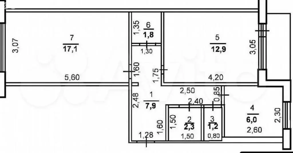 2-комнатная квартира: Оренбург, улица Дружбы, 12/1 (48.5 м) - Фото 2