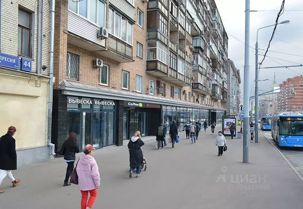 Помещение свободного назначения в Москва ул. Красная Пресня, 38 (140 ... - Фото 1