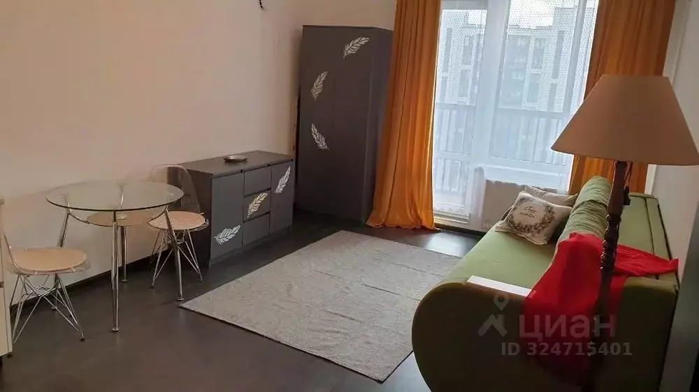 Студия Санкт-Петербург аллея Арцеуловская, 15 (27.62 м) - Фото 2