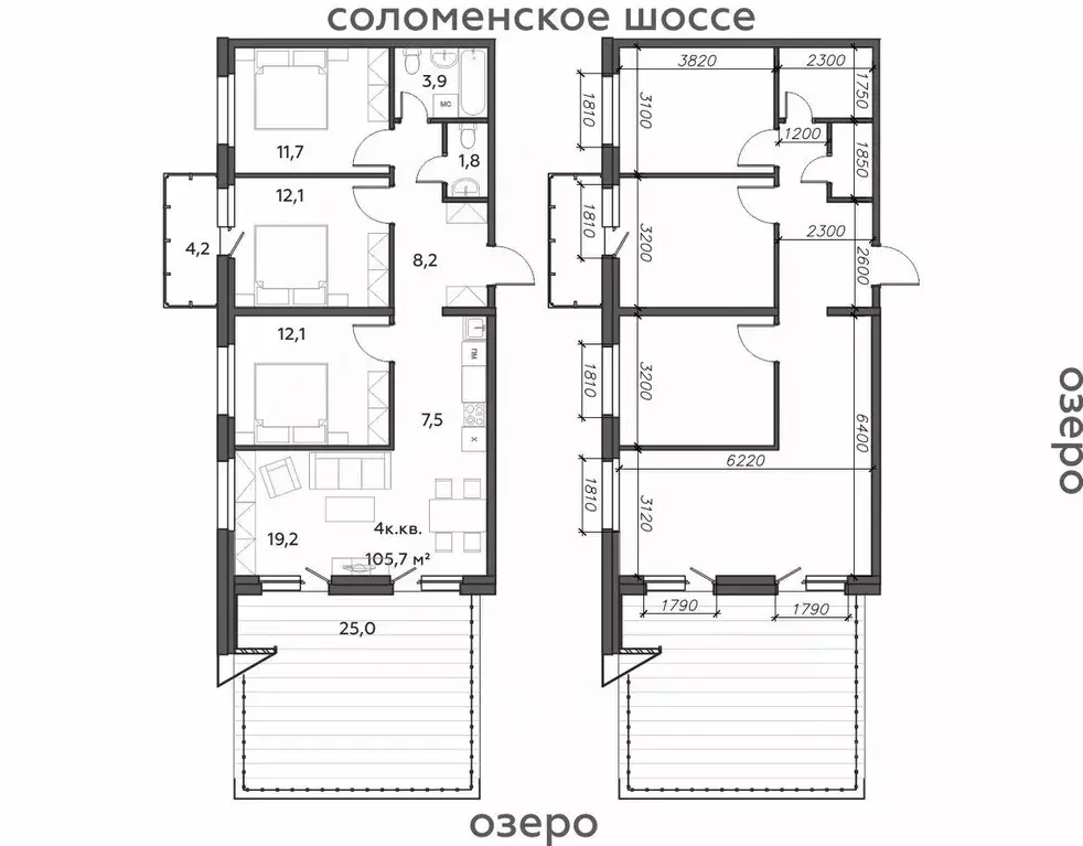 4-к кв. Карелия, Петрозаводск Район Северная промзона, Вороний Наволок ... - Фото 0