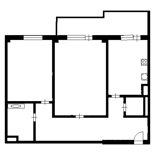 2-к кв. Севастополь ул. Руднева, 26/3 (63.2 м) - Фото 1