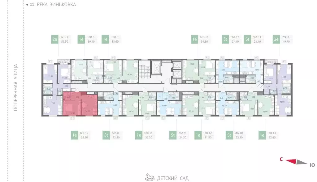 1-комнатная квартира: Ленинградская область, Всеволожское городское ... - Фото 2