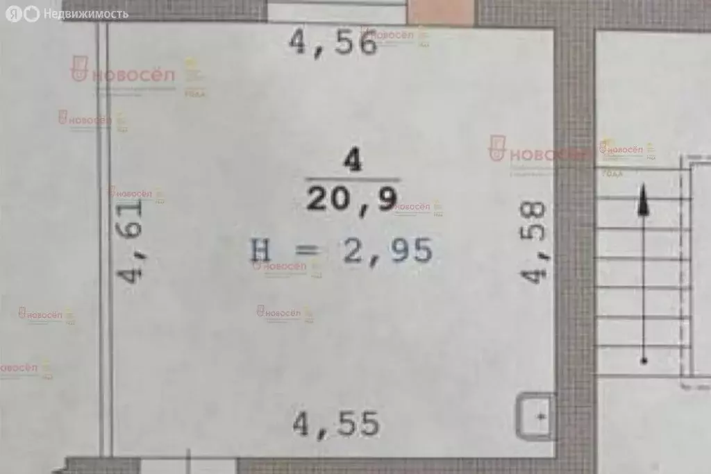 1к в -комнатной квартире (18 м) - Фото 1