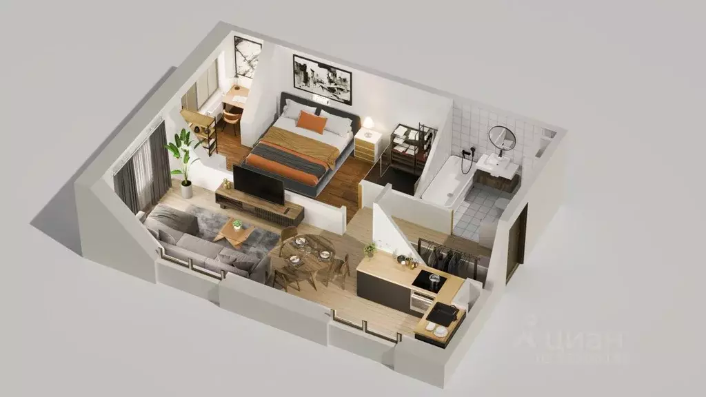 2-к кв. Приморский край, Артем  (44.17 м) - Фото 1