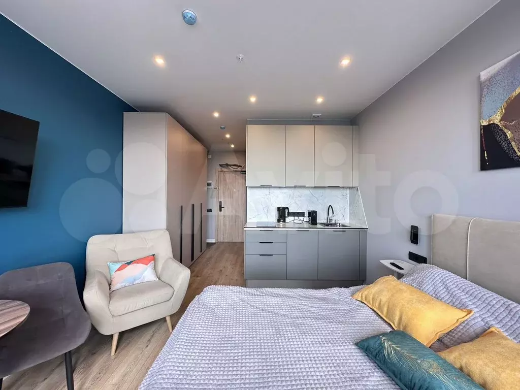 Апартаменты-студия, 22 м, 15/15 эт. - Фото 0