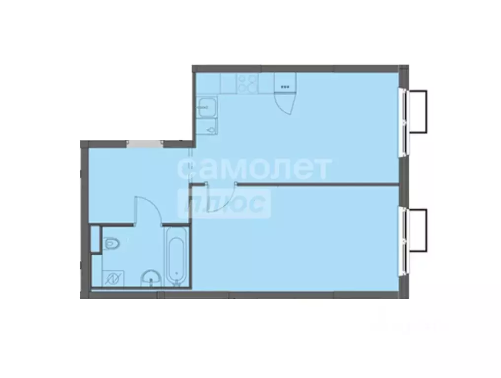 2-к кв. Москва Варшавское ш., 284к1 (45.0 м) - Фото 2