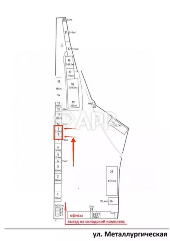 Склад в Самарская область, Самара Металлургическая ул., 51 (150 м) - Фото 2