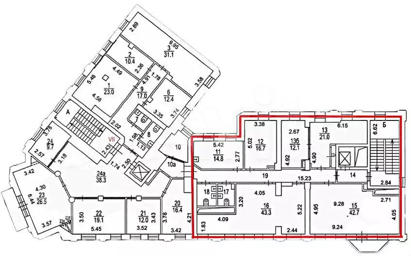 Сдается Офис (B+) 214,8м2 - Фото 0