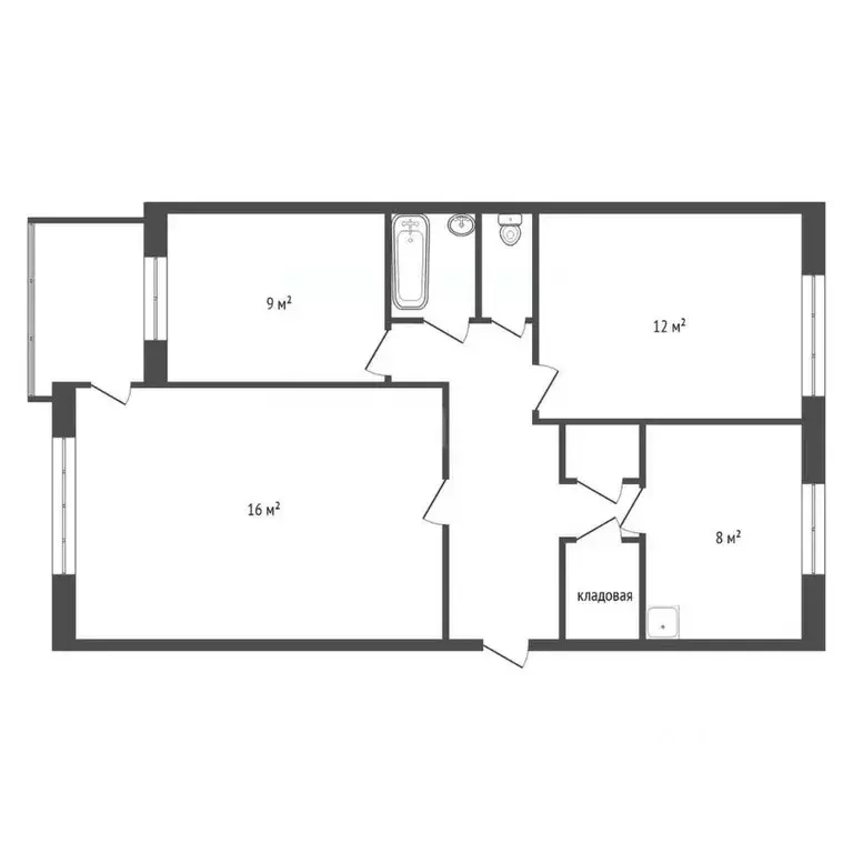 3-к кв. Красноярский край, Красноярск ул. Академика Павлова, 69 (65.8 ... - Фото 2