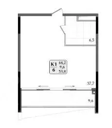 Свободной планировки кв. Крым, Алушта муниципальный округ, пос. ... - Фото 2