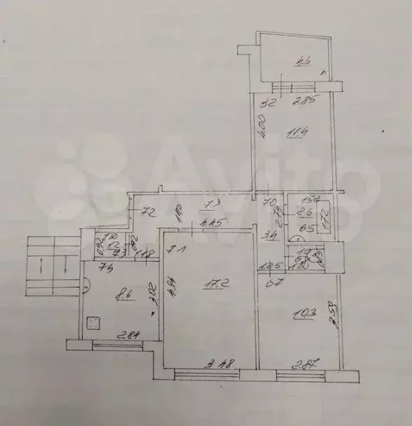 3-к. квартира, 63 м, 4/9 эт. - Фото 0