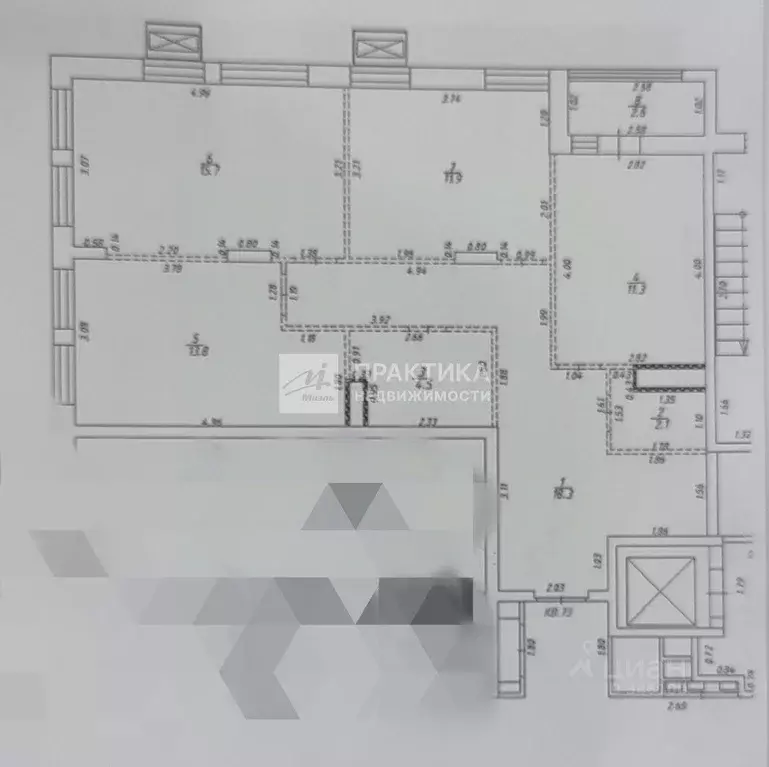 3-к кв. Москва бул. Скандинавский, 9к1 (77.6 м) - Фото 2