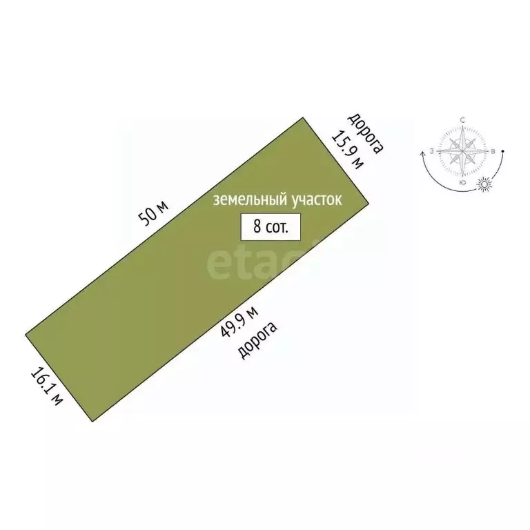 Участок в Крым, Ленинский район, Батальненское с/пос, Нептун СНТ  (8.0 ... - Фото 2