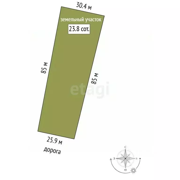 Участок в Белгородская область, Белгородский район, Яснозоренское ... - Фото 2