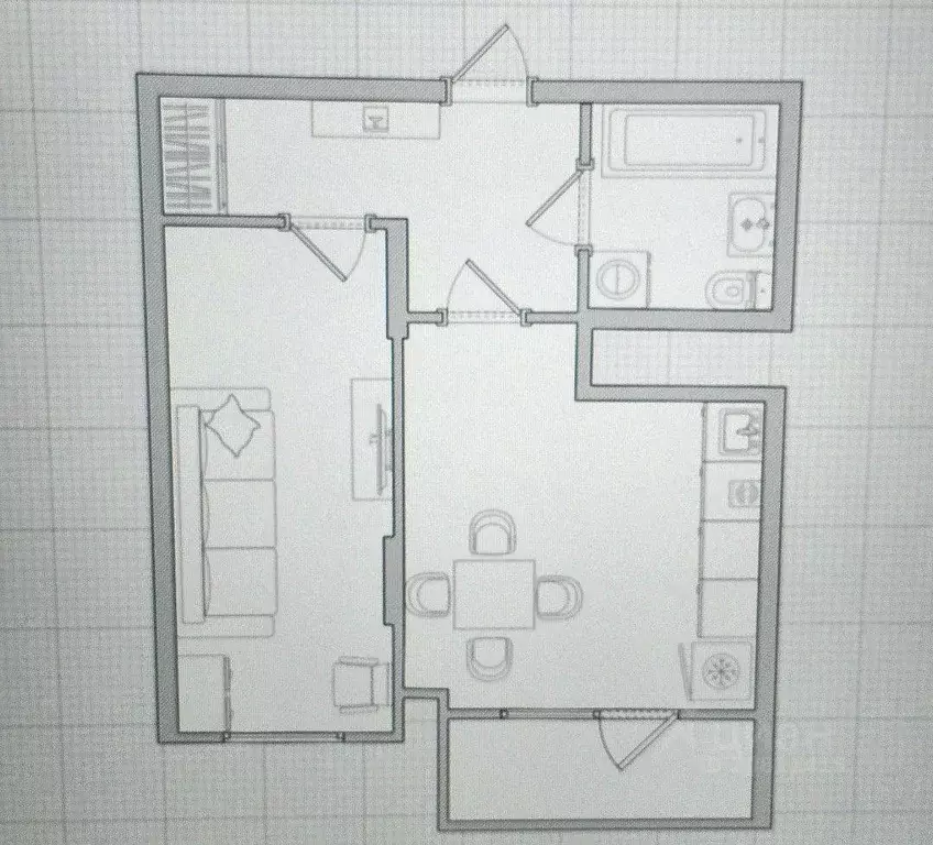 1-к кв. Московская область, Одинцово ул. Сколковская, 1Г (38.7 м) - Фото 2