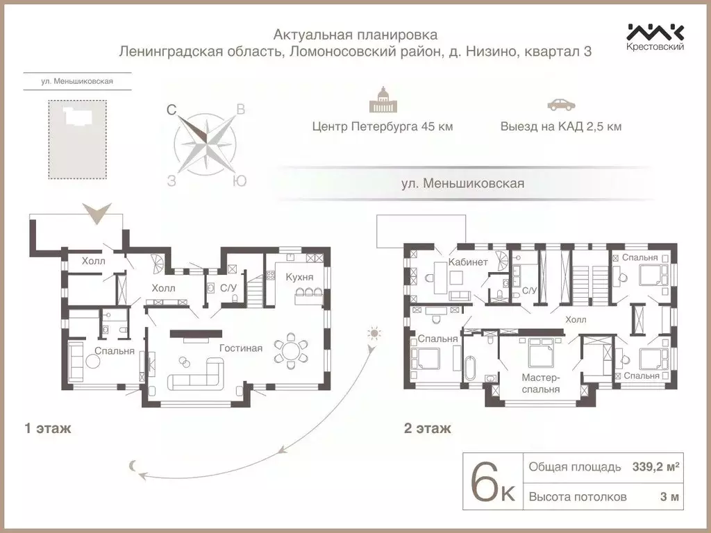 Дом в Ленинградская область, Ломоносовский район, д. Низино  (339 м) - Фото 2