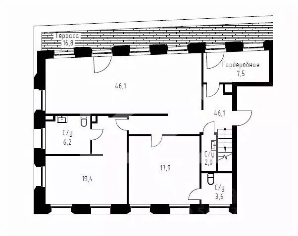 Помещение свободного назначения в Москва Пятницкая ул., 40С1 (121 м) - Фото 2
