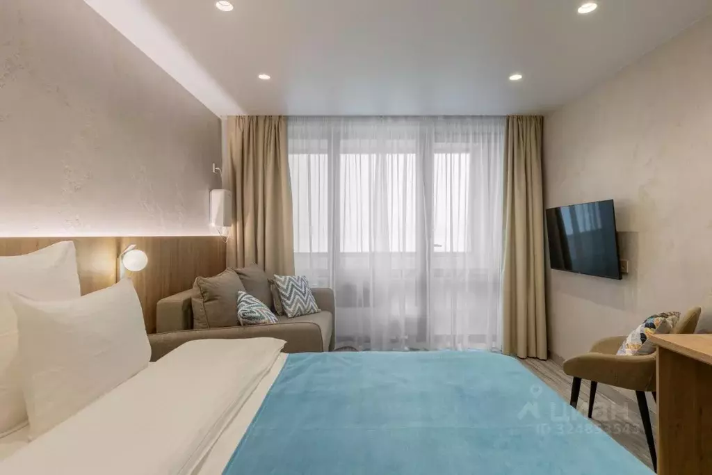 Комната Нижегородская область, Нижний Новгород наб. Гребного канала, ... - Фото 1