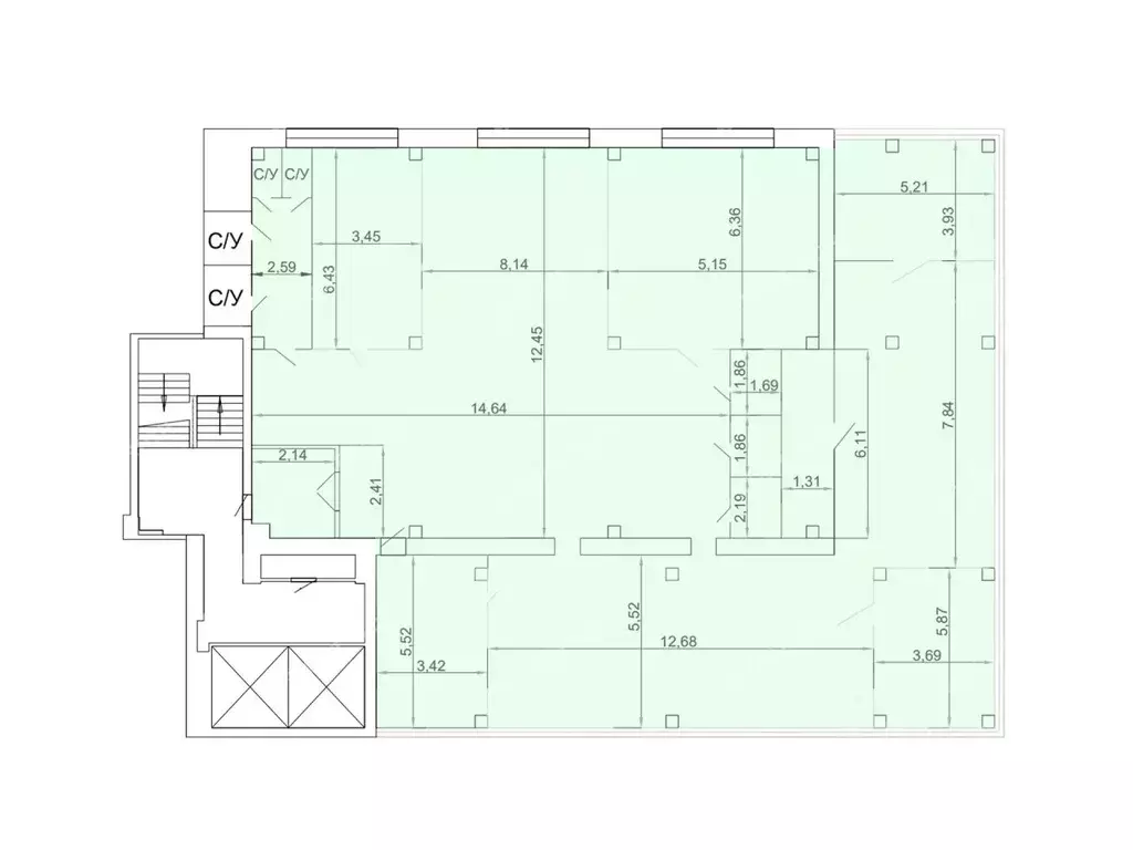 Офис в Москва ул. Бутырский Вал, 68/70С1 (425 м) - Фото 1