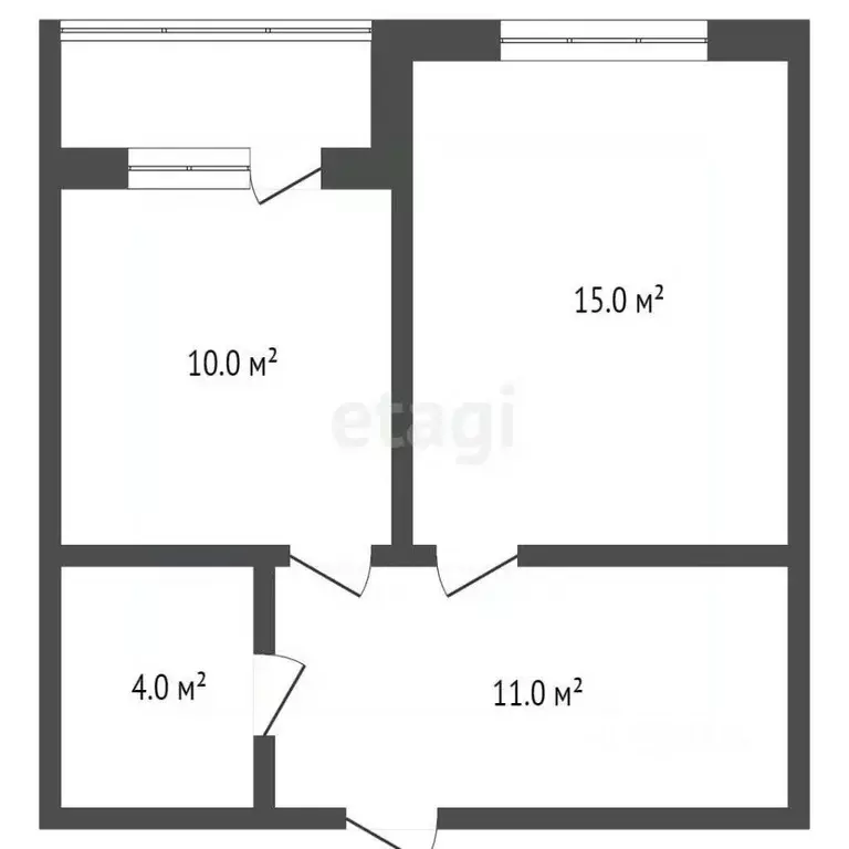 1-к кв. Брянская область, Брянск ул. Крахмалева, 39 (40.2 м) - Фото 1