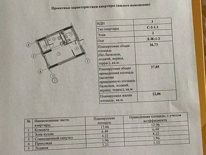 Студия Свердловская область, Екатеринбург Солнечный жилрайон,  (26.7 ... - Фото 0