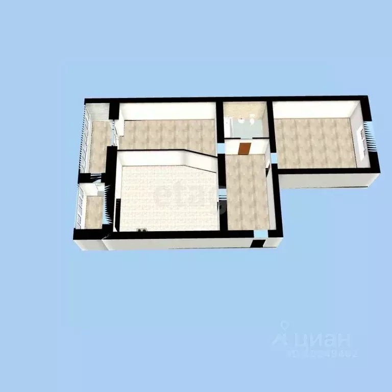 2-к кв. Башкортостан, Уфа ул. Генерала Горбатова, 9/1 (98.1 м) - Фото 2