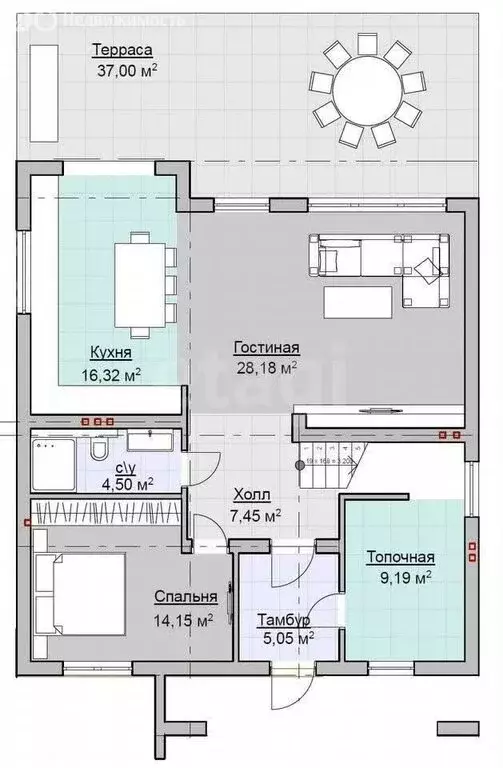 Дом в Зеленоградск, посёлок Малиновка, Степная улица (194.4 м) - Фото 1