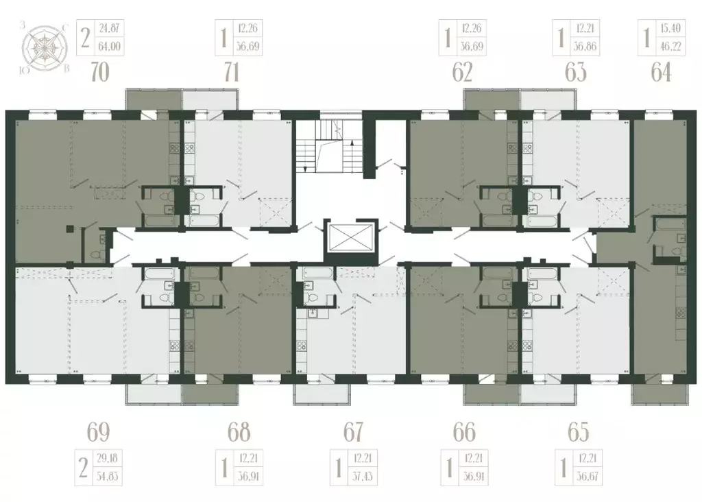 2-к кв. Иркутская область, Иркутский муниципальный округ, с. Мамоны ... - Фото 2