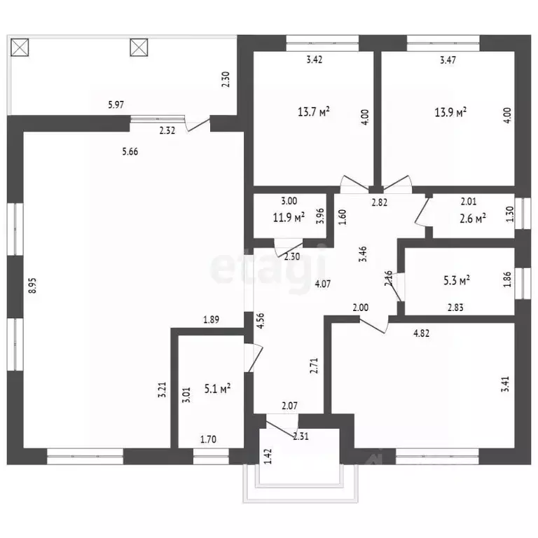 Дом в Алтайский край, Первомайский район, с. Фирсово ул. Азамата ... - Фото 2