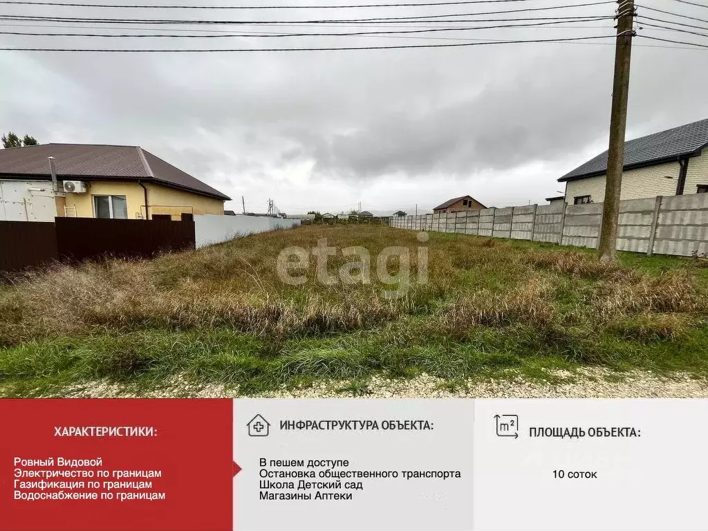 Участок в Крым, Симферопольский район, с. Доброе ул. Эльдара Халилова ... - Фото 0