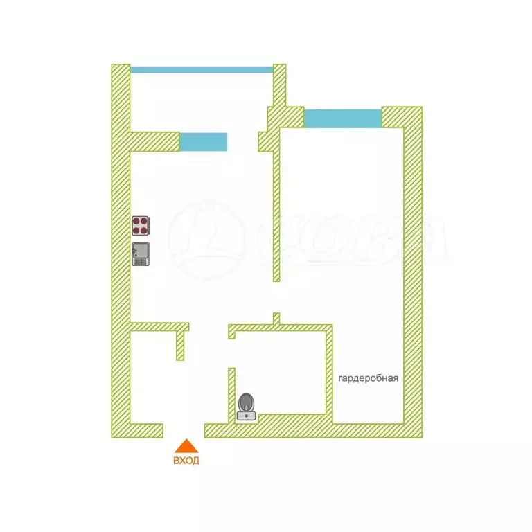 1-комнатная квартира: Тюмень, улица Разведчика Кузнецова, 16 (39.8 м) - Фото 1