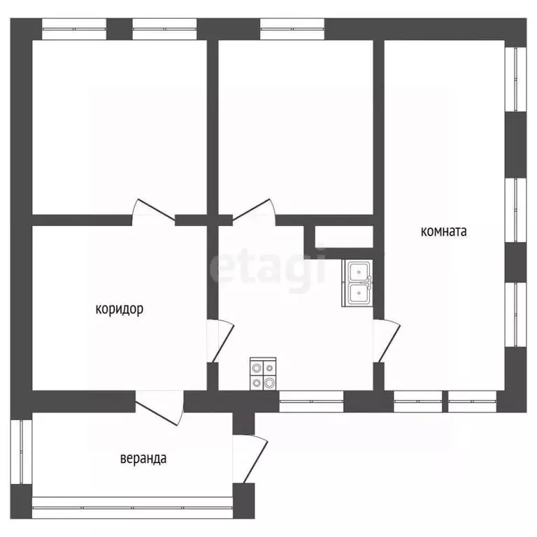 Дом в Вологодская область, Великоустюгский муниципальный округ, ... - Фото 2