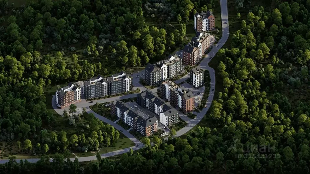 3-к кв. Калининградская область, Светлогорск Лесная Сказка жилой ... - Фото 1