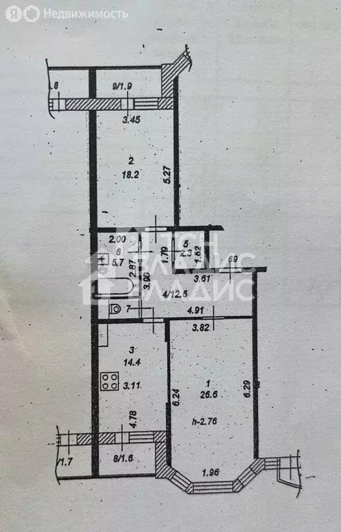 2-комнатная квартира: Ивантеевка, Школьная улица, 16 (81 м) - Фото 0