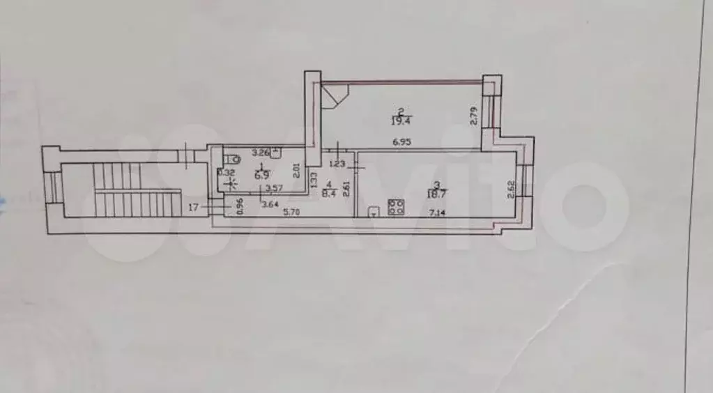 2-к. квартира, 55 м, 2/5 эт. - Фото 0