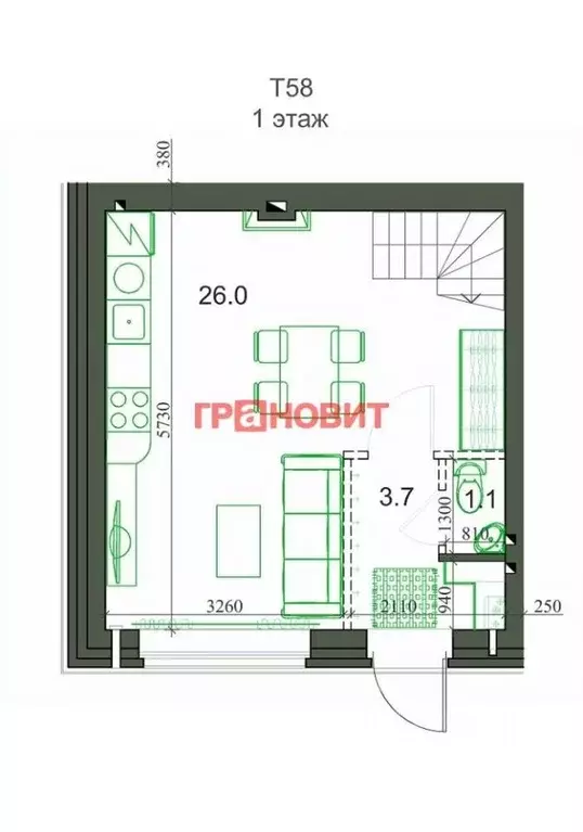 Таунхаус в Новосибирская область, с. Новолуговое, Березки-2 мкр, 5-й ... - Фото 1