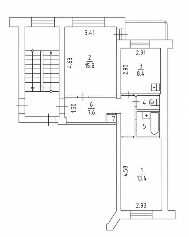 2-к кв. Пермский край, Пермь ул. Работницы, 3А (50.0 м) - Фото 2