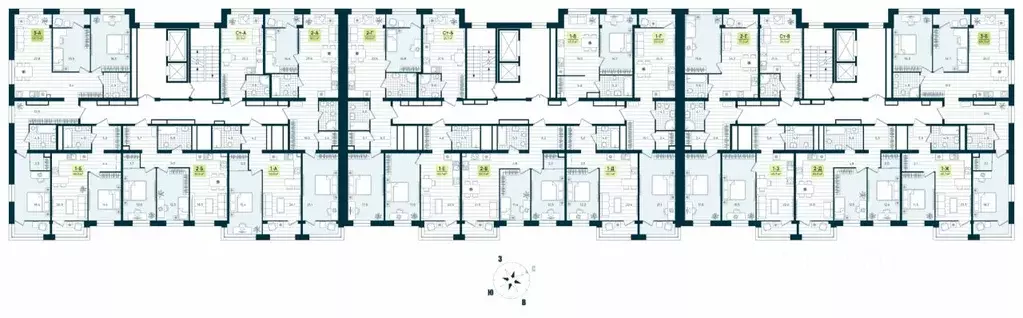 1-к кв. Ханты-Мансийский АО, Нижневартовск К-2 кв-л,  (24.9 м) - Фото 1