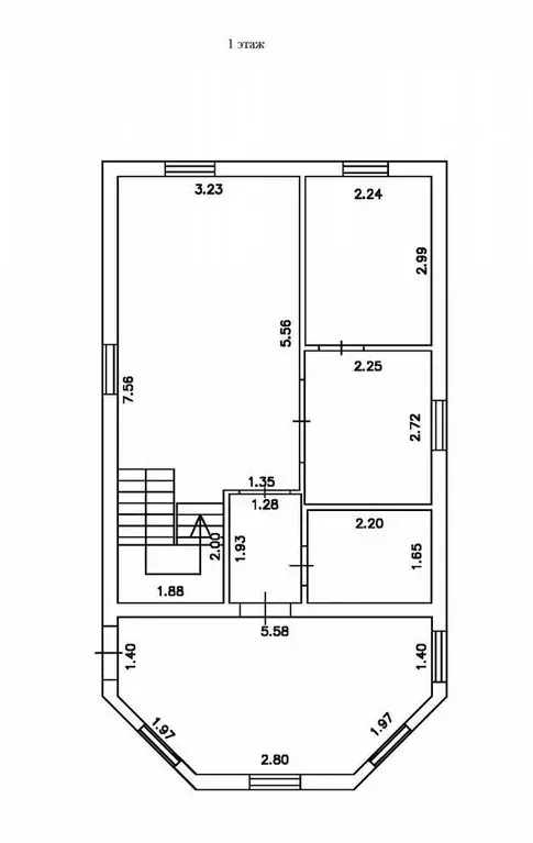 Дом в Тверская область, Бологое ул. Толстого, 19 (99 м) - Фото 1