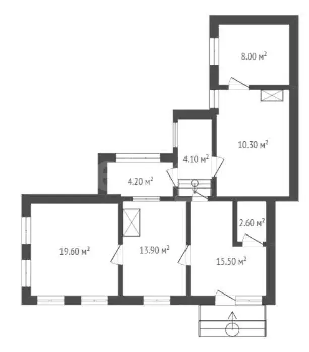 Дом в село Петровское, Краснопетровская улица (84.6 м) - Фото 1