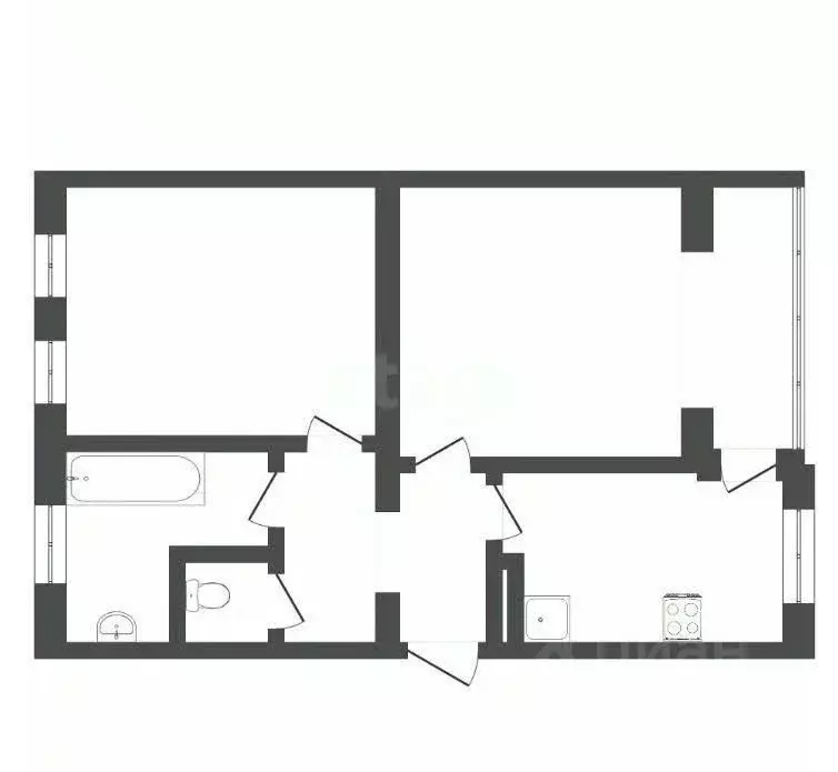 2-к кв. Севастополь ул. Михайловская, 7 (55.0 м) - Фото 2