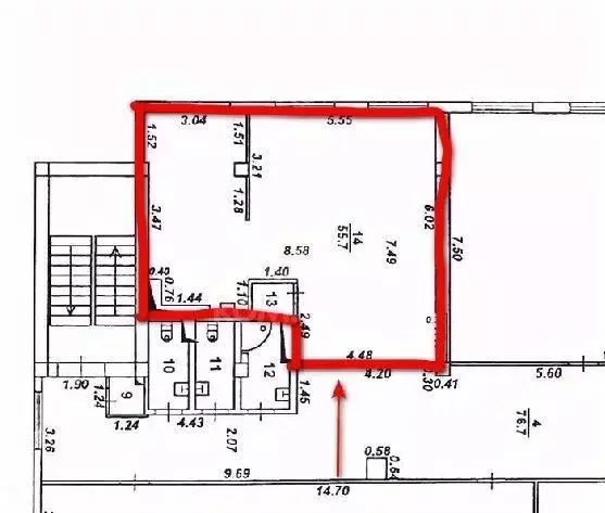 Помещение свободного назначения в Воронежская область, Воронеж просп. ... - Фото 2
