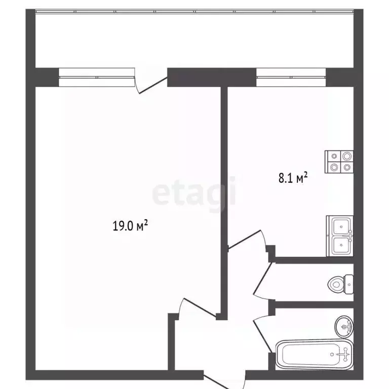 1-к кв. Москва Судостроительная ул., 31К3 (36.6 м) - Фото 1