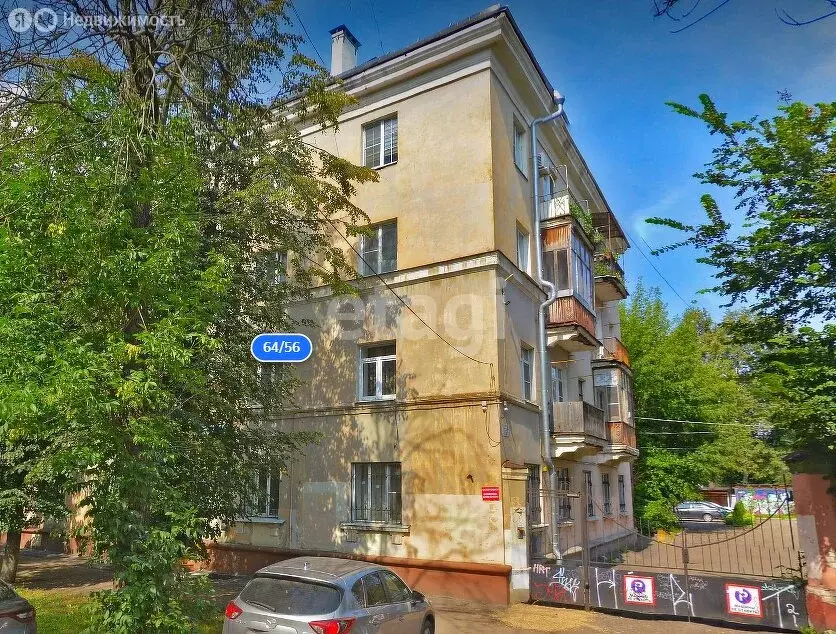 2-комнатная квартира: Ярославль, улица Некрасова, 64/56 (64.9 м) - Фото 1