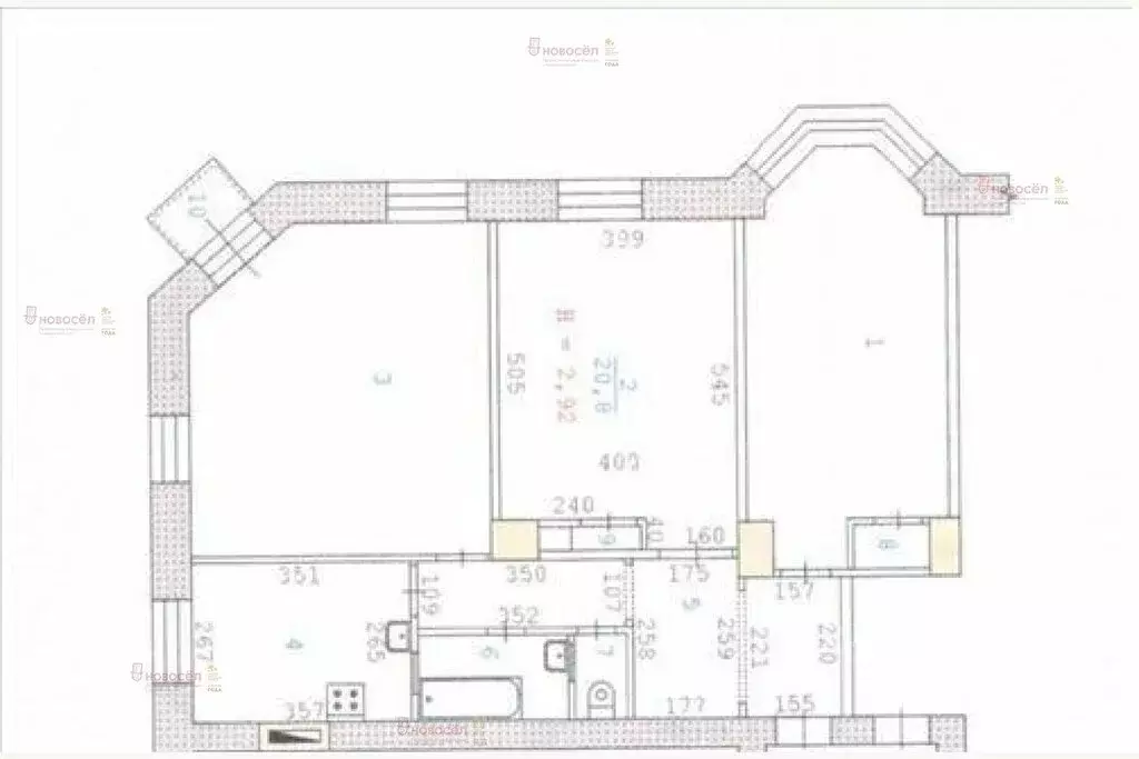 3-комнатная квартира: Екатеринбург, улица Корепина, 37 (94.7 м) - Фото 0