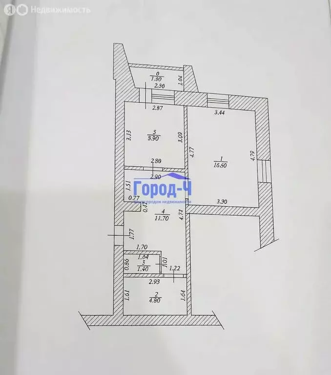 1-комнатная квартира: Чебоксары, Комбинатский переулок, 4 (45.9 м) - Фото 1