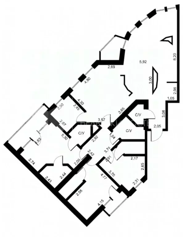 4-к кв. Тюменская область, Тюмень ул. Котовского, 1/2 (182.0 м) - Фото 2