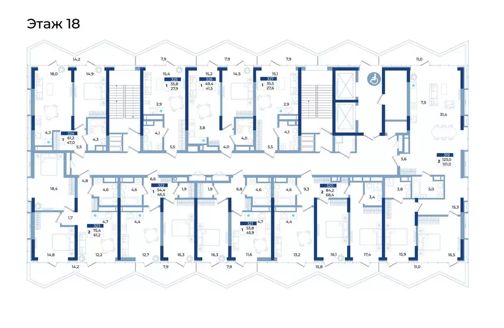 1-комнатная квартира: Алушта, Октябрьская улица, 10 (35.5 м) - Фото 2